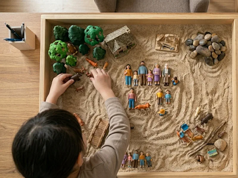 terapia-caja-arena-niños